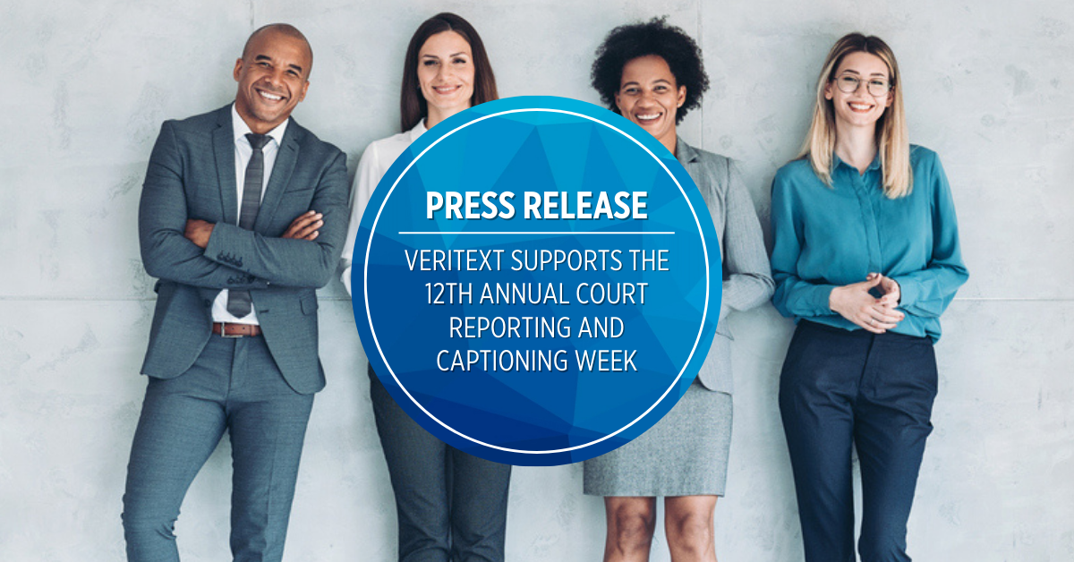 Veritext Celebrates Court Reporting and Captioning Week